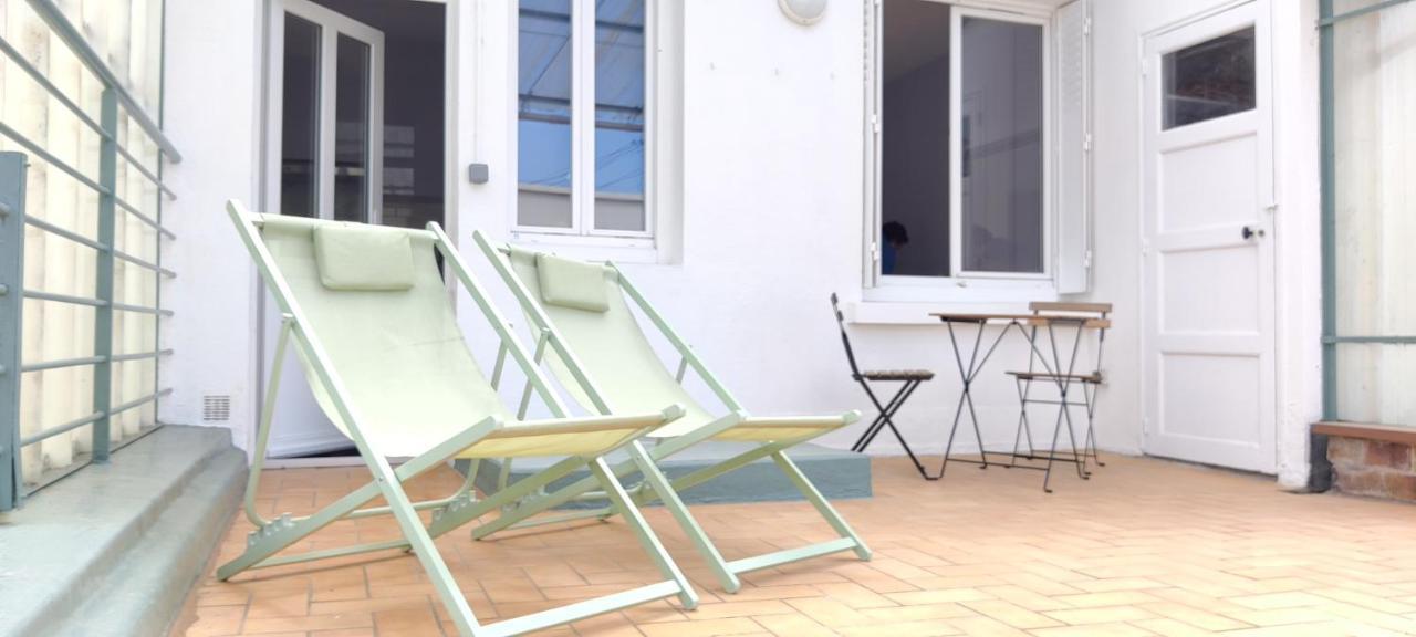 Studio équipé, grande terrasse, à côté de la gare Tours Esterno foto